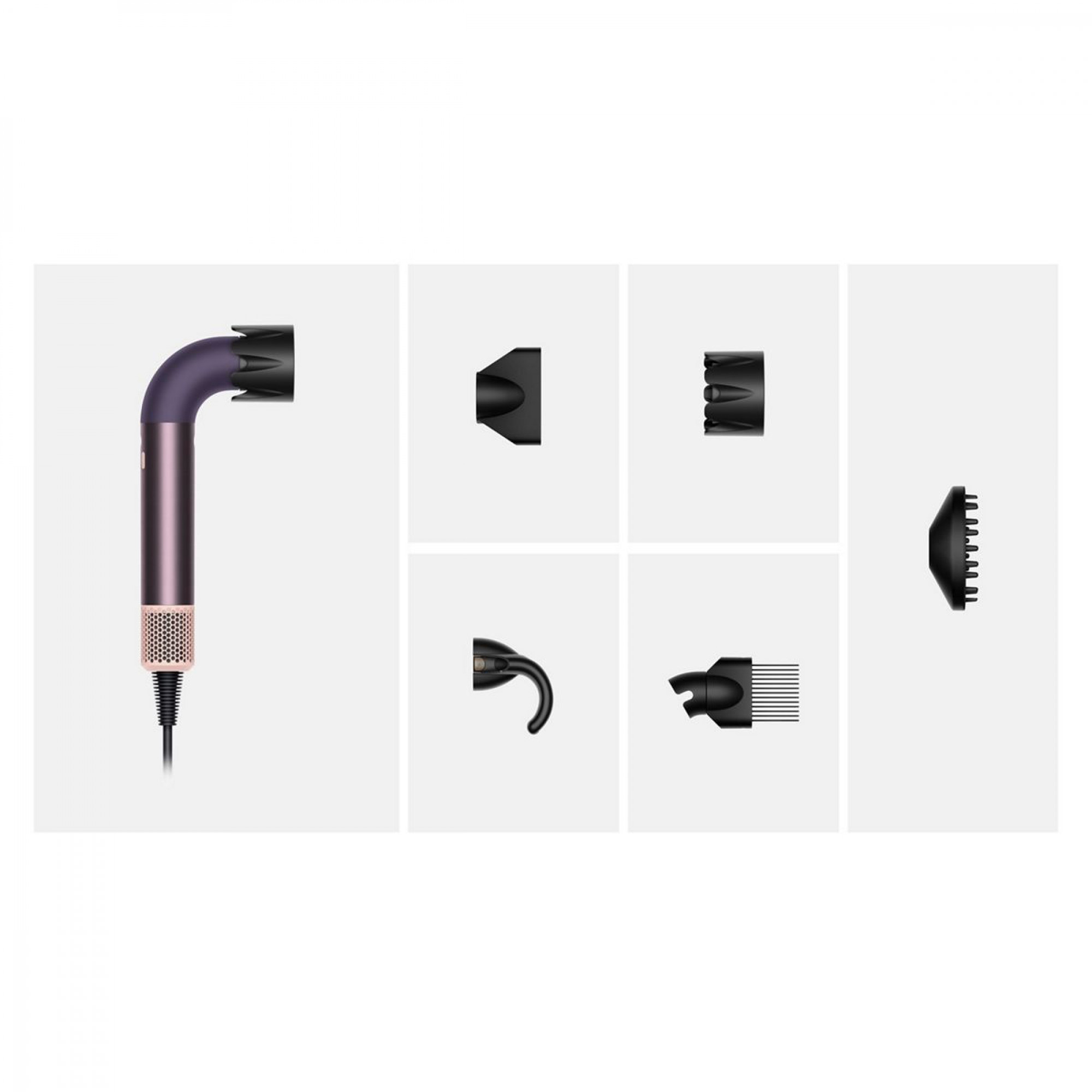 Фен Dyson HD17 Supersonic R Pro Hair Dryer Curly+Coily - Jasper Plum (EU)